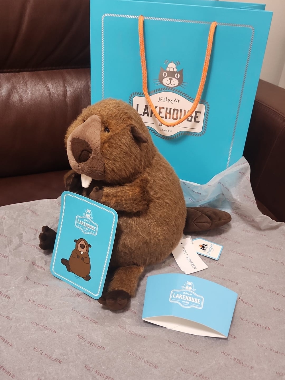 Jellycat Briggs Beaver Set